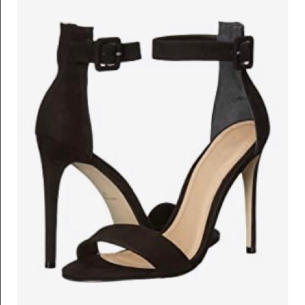 Massimo Matteo Black Suede Sandal